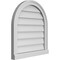 Ekena Millwork Round Top Surface Mount PVC Gable Vent w/ 2"W x 2"P Brickmould Sill Frame, 22"W x 24"H GVPRT22X2403SN - alternate 2